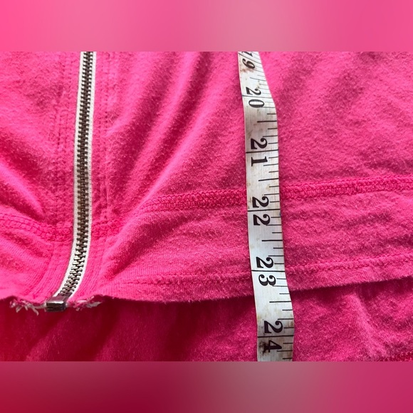 Hollister Lot Of 2 Zip Up Hoodie & Long Sleeved Shirt Pink/white SZ medium - Picture 6 of 12